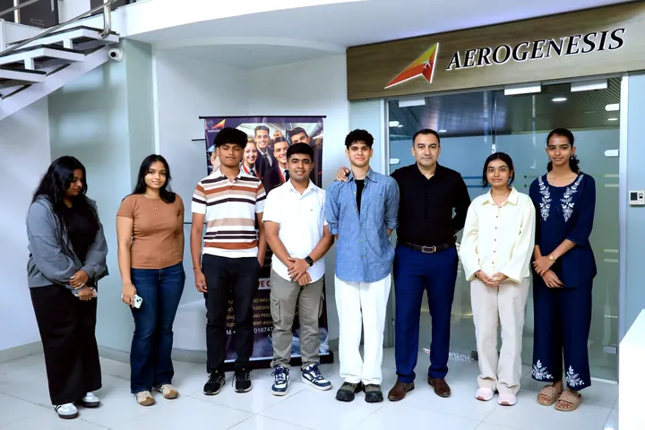 The May 2026 commercial pilot batch outside Aerogenesis Bangalore