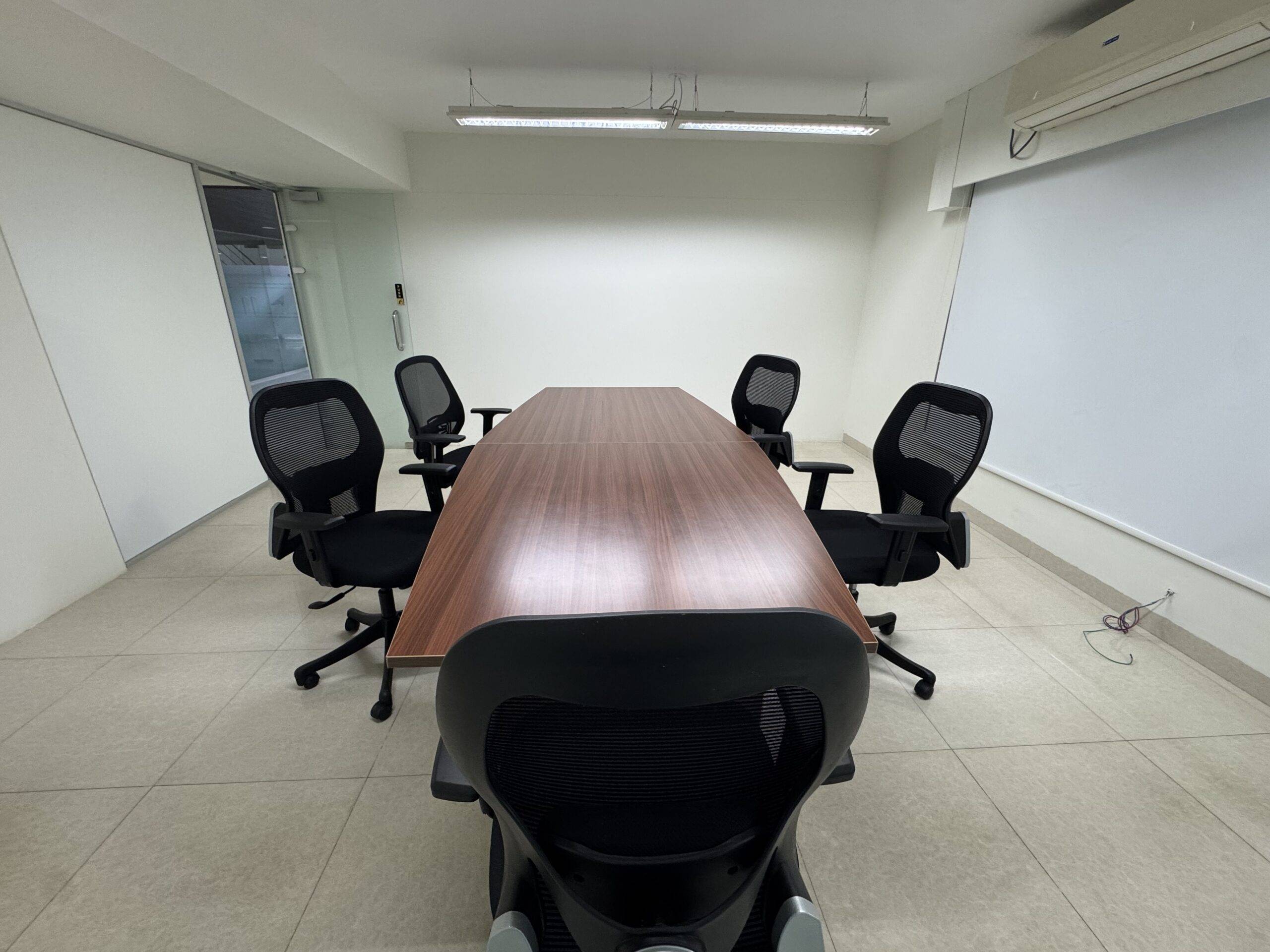 Aerogenesis conference room for interview prep & counselling sessions